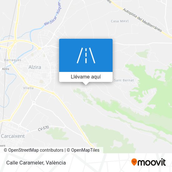 Mapa Calle Carameler
