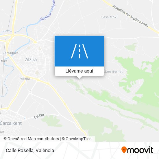 Mapa Calle Rosella