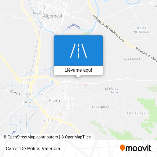 Mapa Carrer De Polira