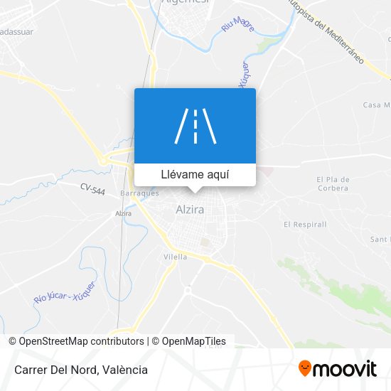 Mapa Carrer Del Nord