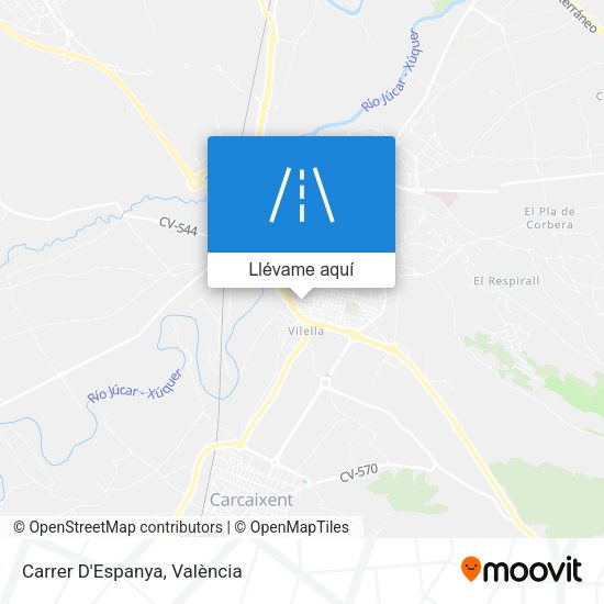 Mapa Carrer D'Espanya