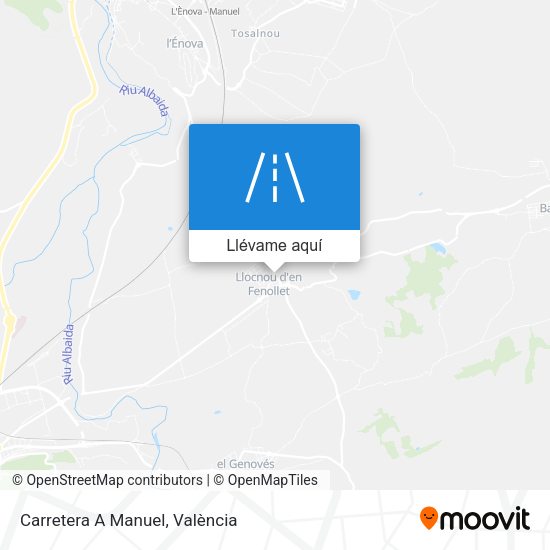 Mapa Carretera A Manuel
