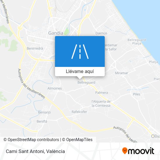 Mapa Cami Sant Antoni