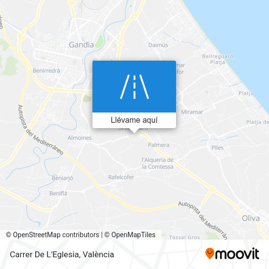 Mapa Carrer De L'Eglesia