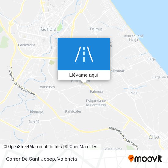 Mapa Carrer De Sant Josep