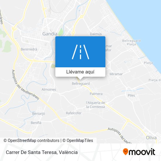Mapa Carrer De Santa Teresa