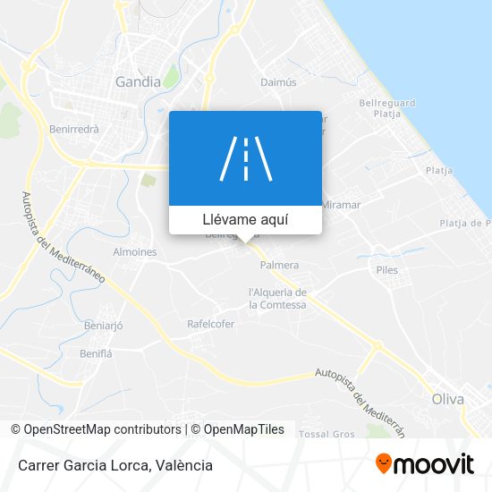 Mapa Carrer Garcia Lorca