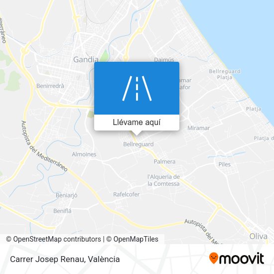 Mapa Carrer Josep Renau