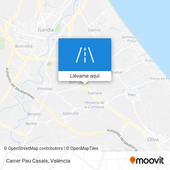 Mapa Carrer Pau Casals