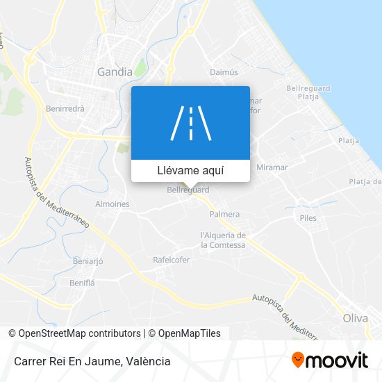 Mapa Carrer Rei En Jaume
