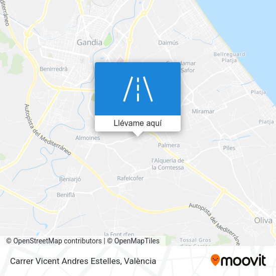 Mapa Carrer Vicent Andres Estelles