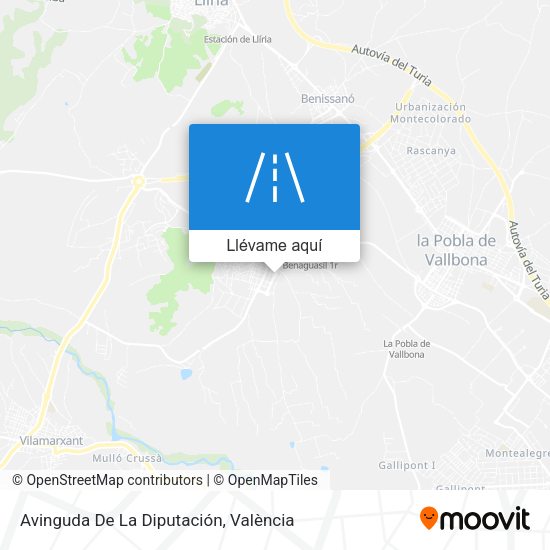 Mapa Avinguda De La Diputación