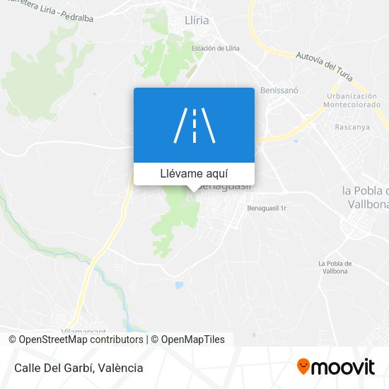 Mapa Calle Del Garbí
