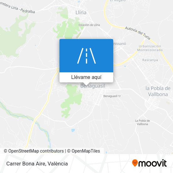 Mapa Carrer Bona Aire