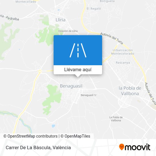 Mapa Carrer De La Bàscula