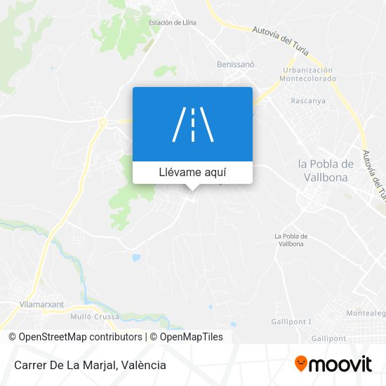 Mapa Carrer De La Marjal