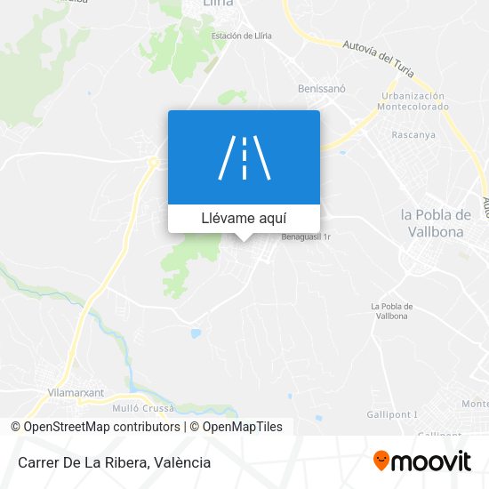Mapa Carrer De La Ribera