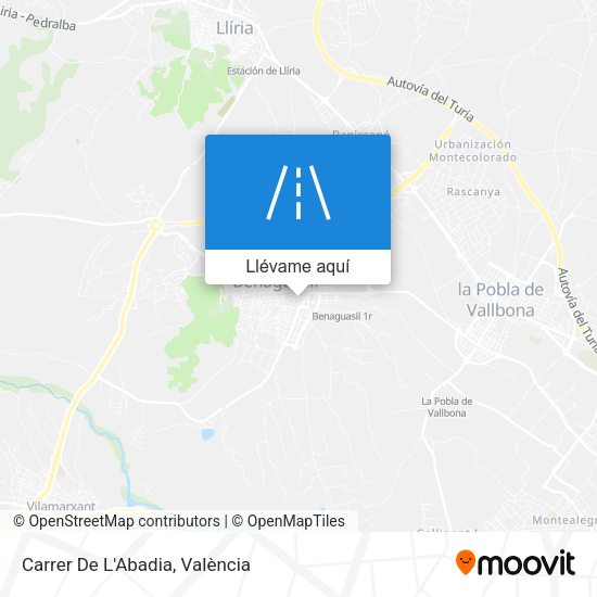 Mapa Carrer De L'Abadia