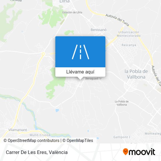 Mapa Carrer De Les Eres