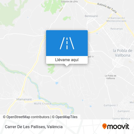 Mapa Carrer De Les Pallises
