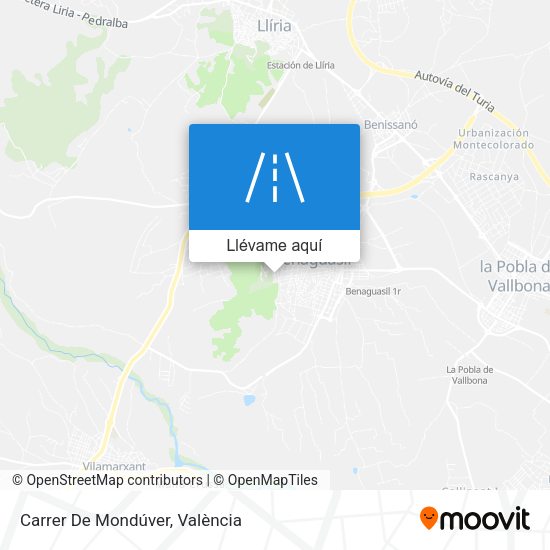 Mapa Carrer De Mondúver
