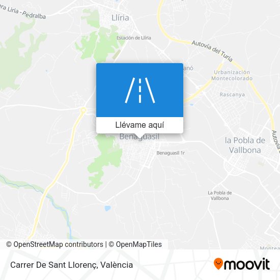Mapa Carrer De Sant Llorenç
