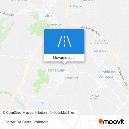 Mapa Carrer De Serra