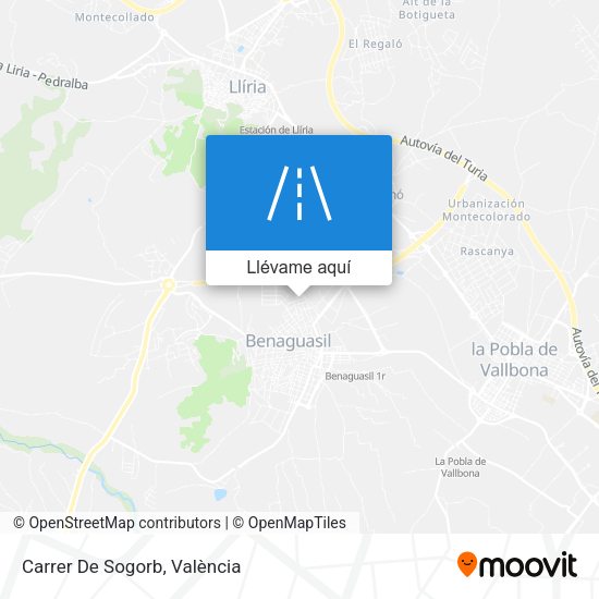 Mapa Carrer De Sogorb