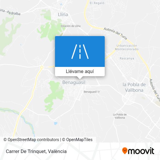 Mapa Carrer De Trinquet