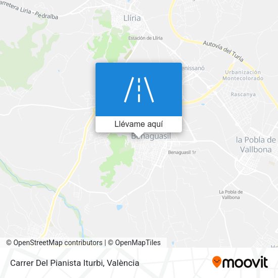 Mapa Carrer Del Pianista Iturbi