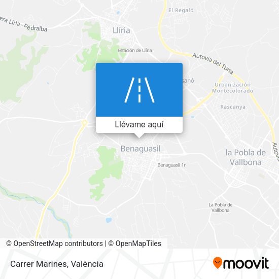 Mapa Carrer Marines