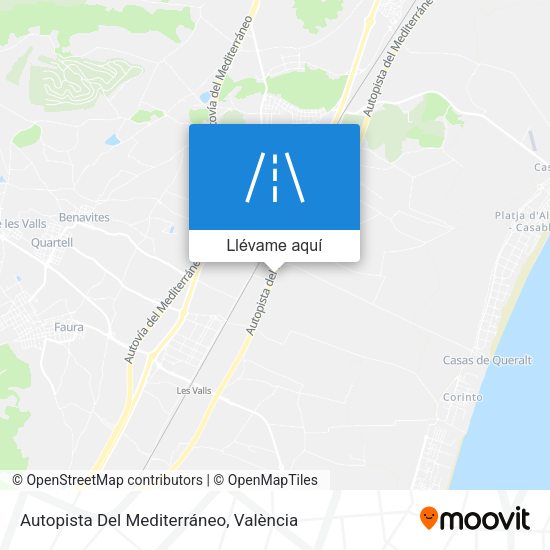 Mapa Autopista Del Mediterráneo