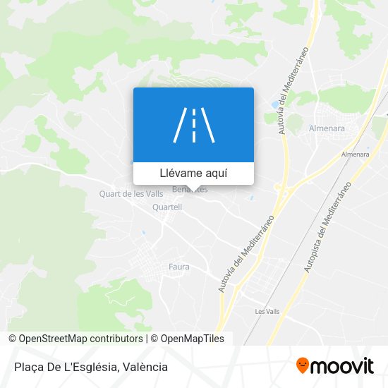 Mapa Plaça De L'Església