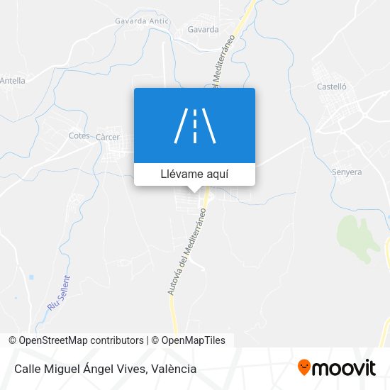 Mapa Calle Miguel Ángel Vives