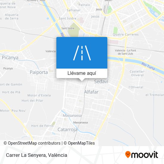 Mapa Carrer La Senyera