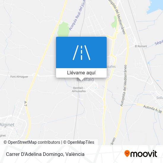 Mapa Carrer D'Adelina Domingo