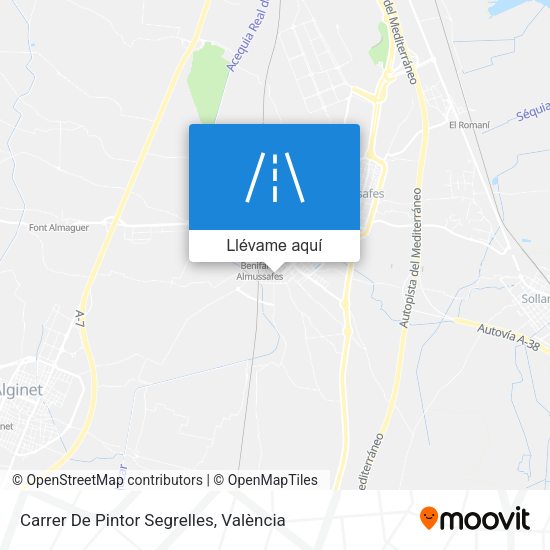 Mapa Carrer De Pintor Segrelles