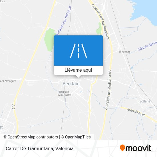 Mapa Carrer De Tramuntana