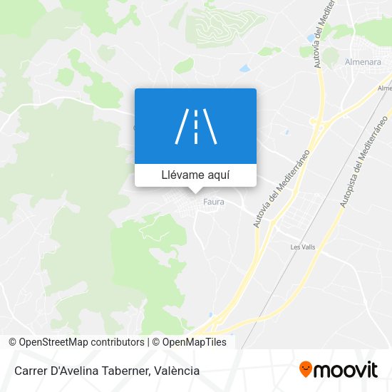 Mapa Carrer D'Avelina Taberner