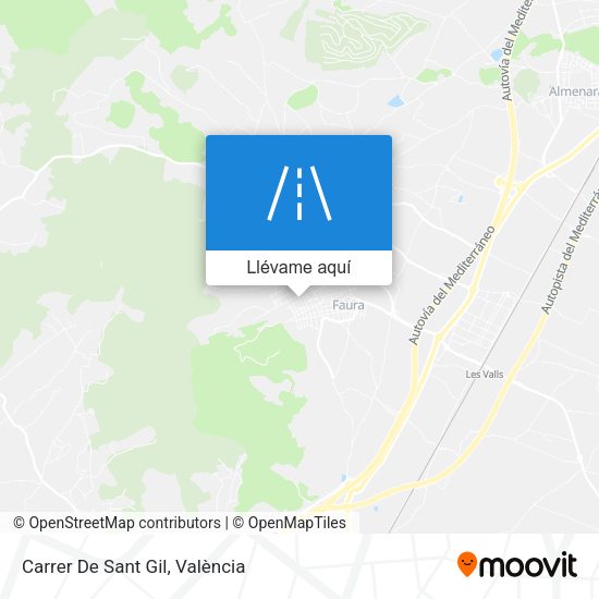 Mapa Carrer De Sant Gil