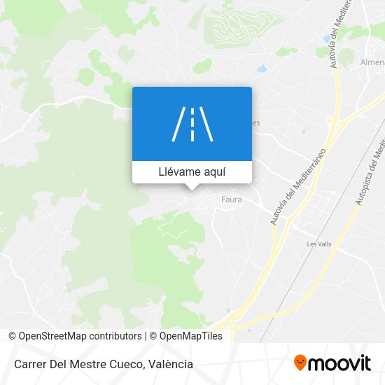 Mapa Carrer Del Mestre Cueco