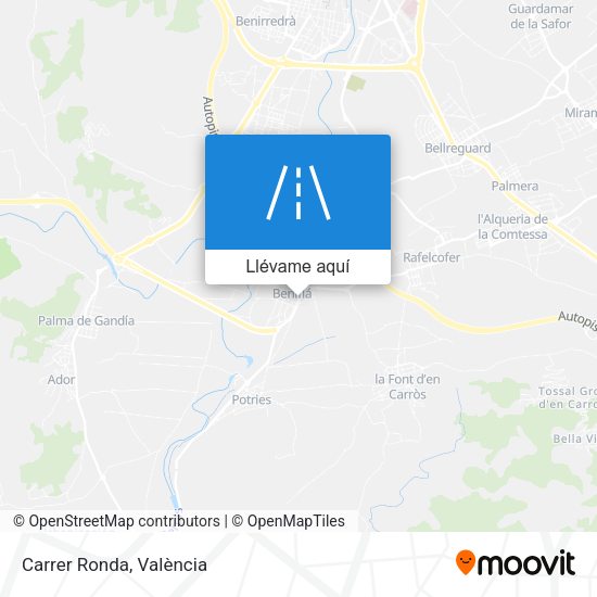 Mapa Carrer Ronda