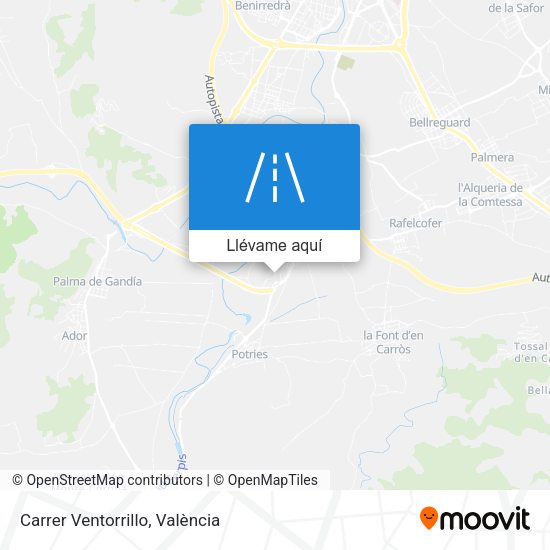 Mapa Carrer Ventorrillo