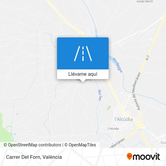 Mapa Carrer Del Forn