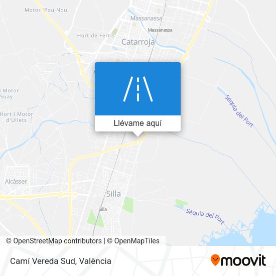 Mapa Camí Vereda Sud