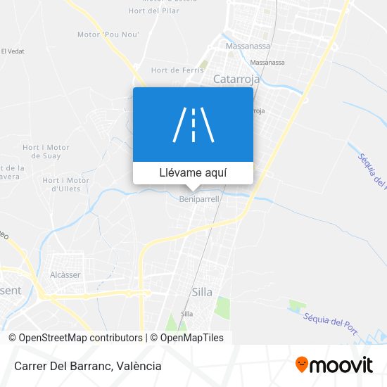 Mapa Carrer Del Barranc