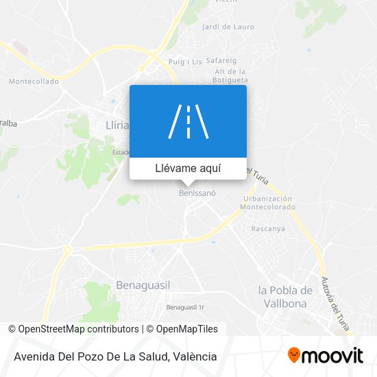 Mapa Avenida Del Pozo De La Salud