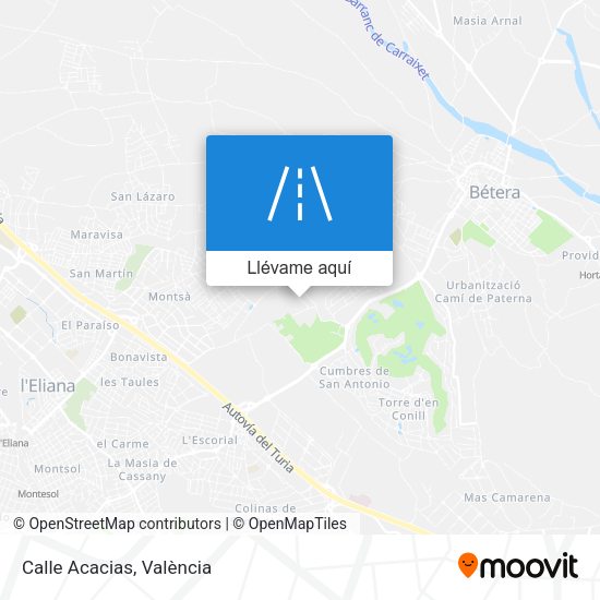 Mapa Calle Acacias