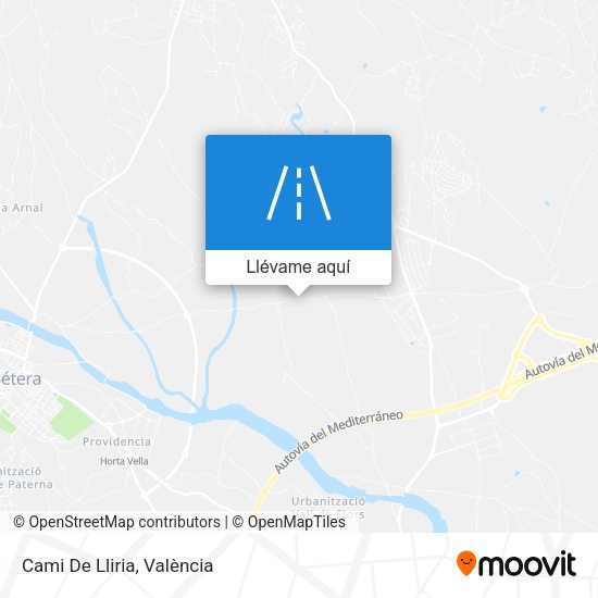 Mapa Cami De Lliria