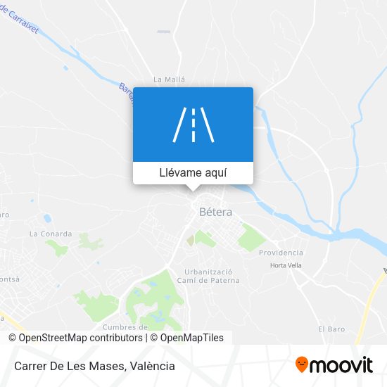 Mapa Carrer De Les Mases